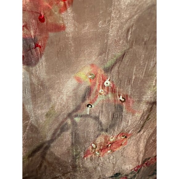 Aratta Silent Journey Semi Sheer Kimono Boho Hippie FLAW* - Picture 4 of 9